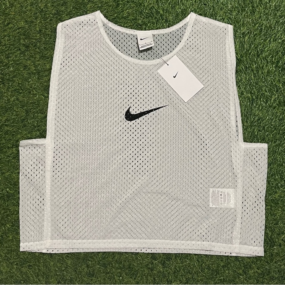 Nike Soccer Dry Park 20 Bib Vest Tee Uniform Shirt White Men's Sz XXL DV7425-100